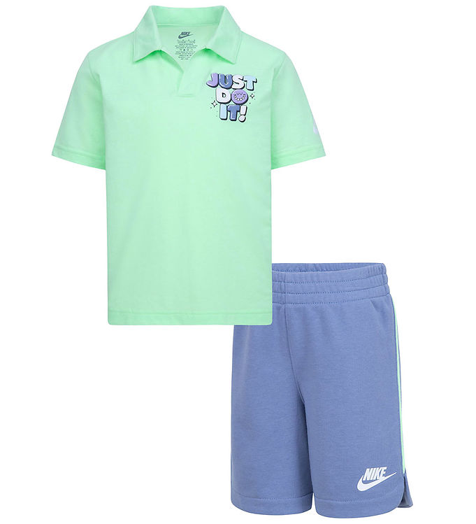 Nike Shortssæt Shirt Shorts Ashen Slate