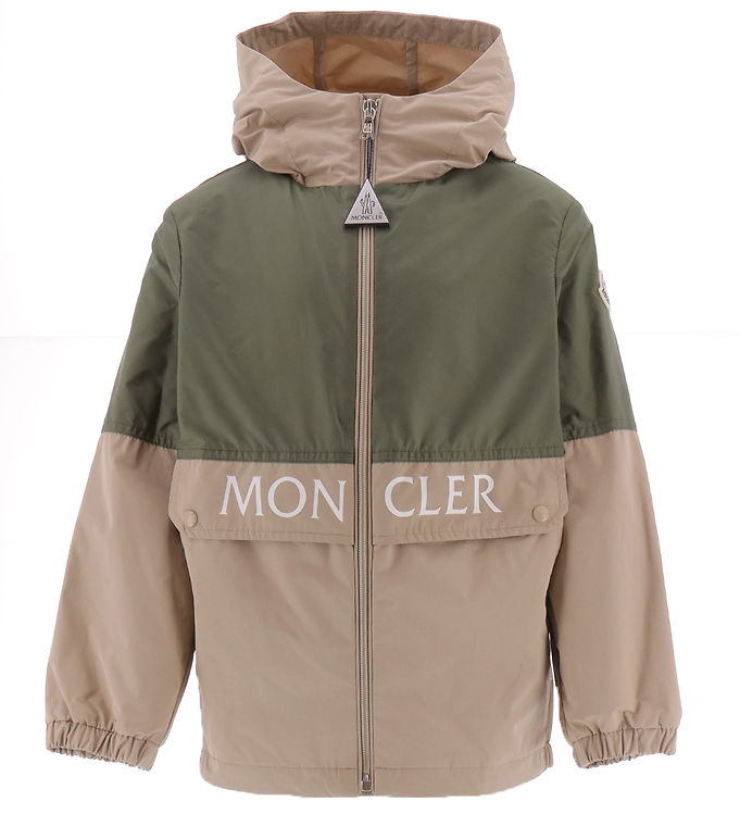 Moncler Jakke Joly Beige/mørkegrøn