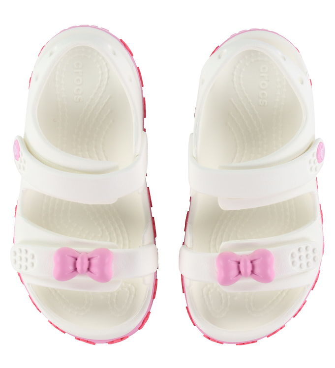 Crocs Sandal - Crocband Cruiser Pet Sandal T - Hvid/Pink Tweed