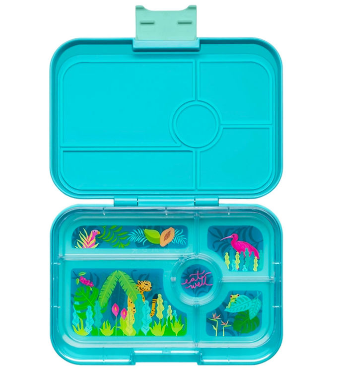 Yumbox Madkasse m. 5 Rum – Bento Tapas – Antibes Blue/Jungle