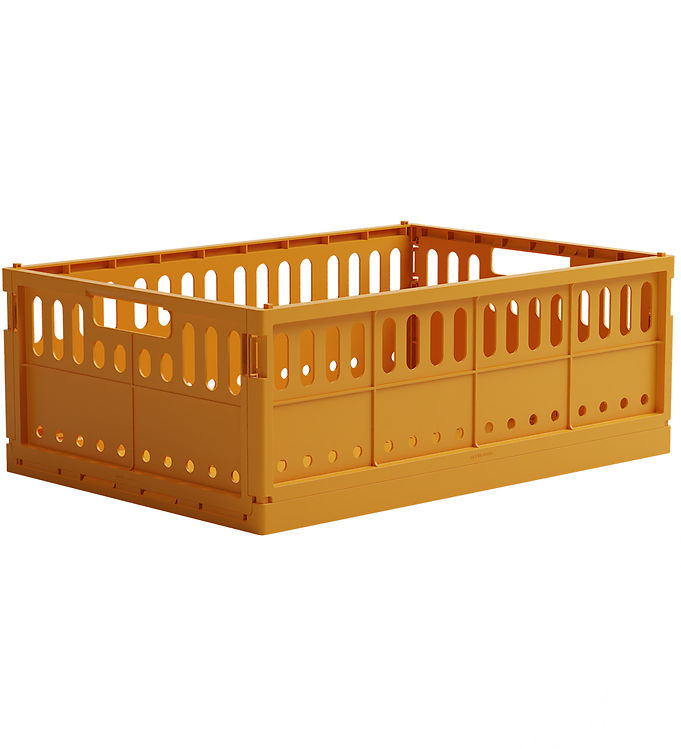 Made Crate Foldekasse – Maxi – 48x33x17,5 cm – Mustard