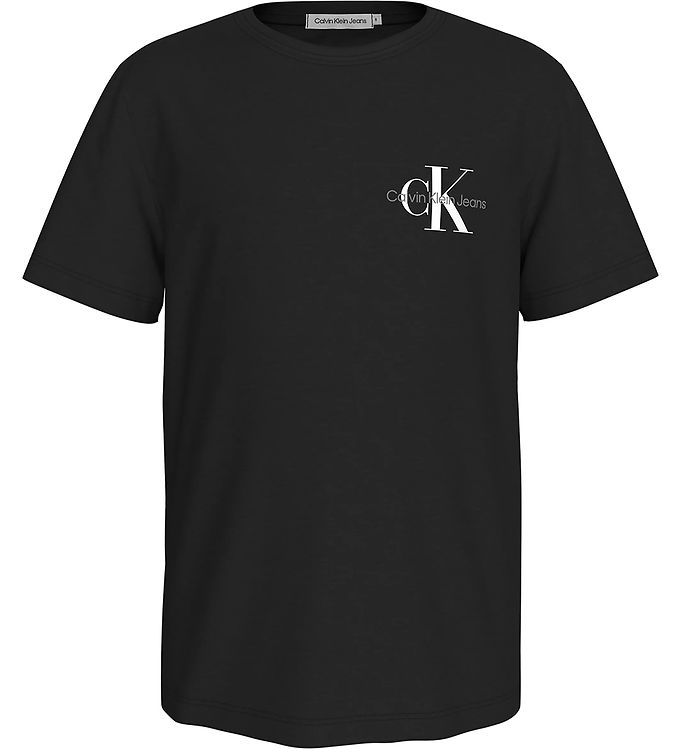 Calvin Klein T-Shirt - Chest Monogram - Ck Black