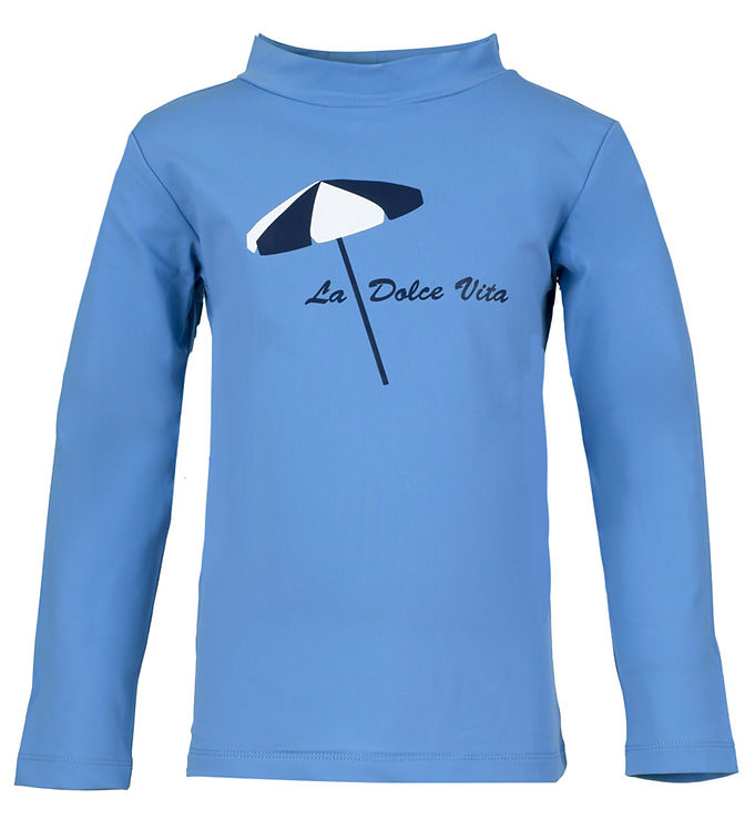 Petit Crabe Badebluse Casey Vita Uv50 Cornflower