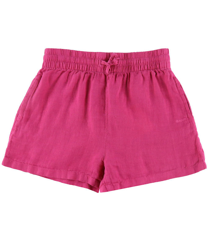 GANT Shorts - Hør - Relaxed - Bold Violet