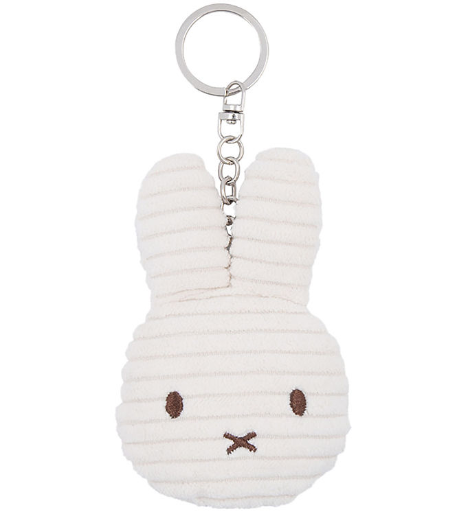 Bon Ton Toys Nøglering - 10 cm - Miffy Flat - Corduroy Offwhite