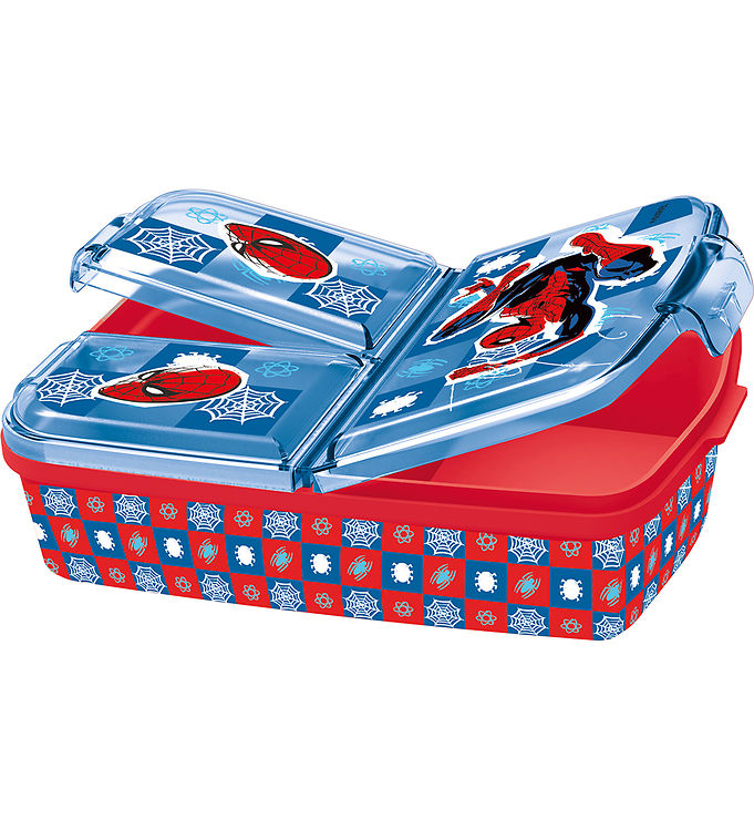 Spiderman Madkasse – Sandwich Box – Rød/Blå