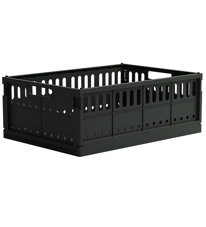 Made Crate Foldekasse – Maxi – 48x33x17,5 cm – Washed Black Swea