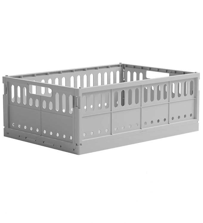 Made Crate Foldekasse – Maxi – 48x33x17,5 cm – Misty Grey