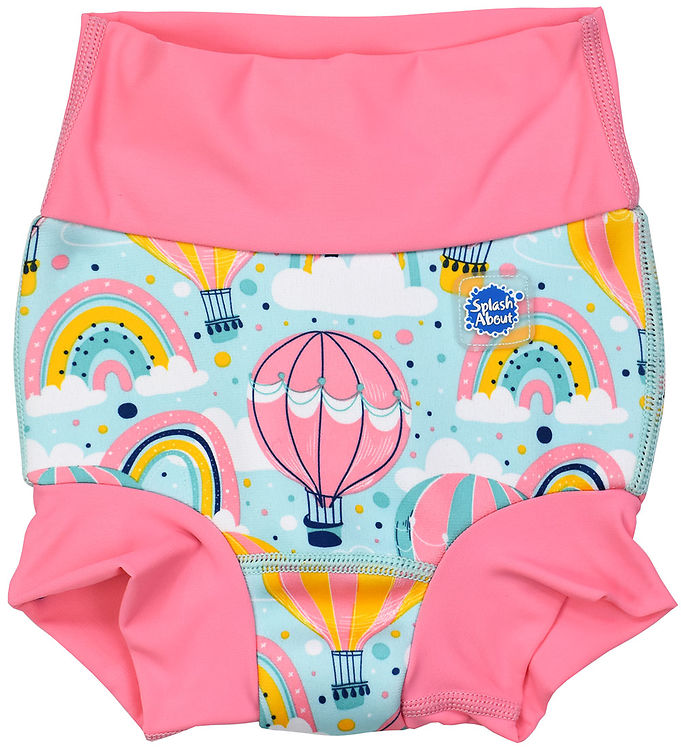 Splash About Blebadebukser - Happy Nappy Up & Away - Pink