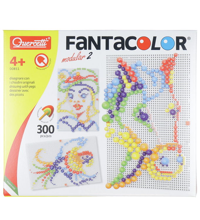 Quercetti Stiftmosaik - FantaColor Modular 2 300 Dele 00851 unisex