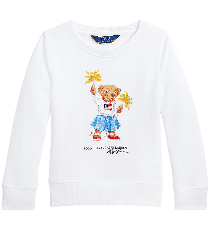 Polo Ralph Lauren Sweatee Shirt Hvid M. Bamse