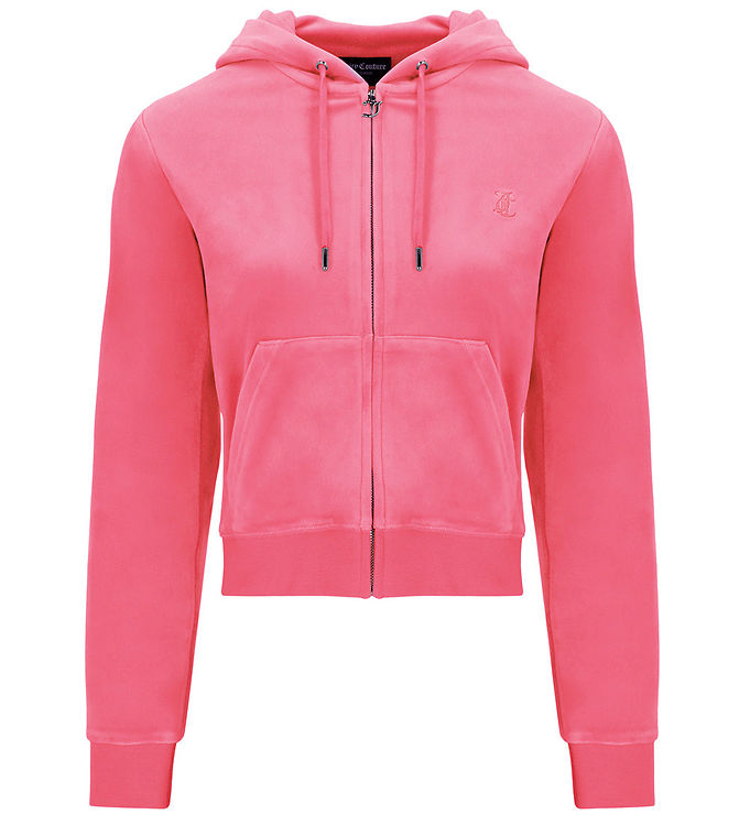 Juicy Couture Cardigan Robertson Velour Hot Pink