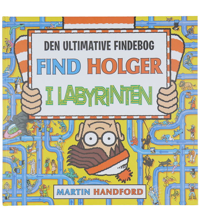 Billede af Alvilda Bog - Find Holger I Labyrinten - Dansk
