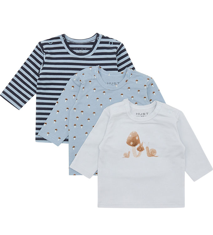 Hust And Claire Bluse 3-pak Amar A Bit Blue