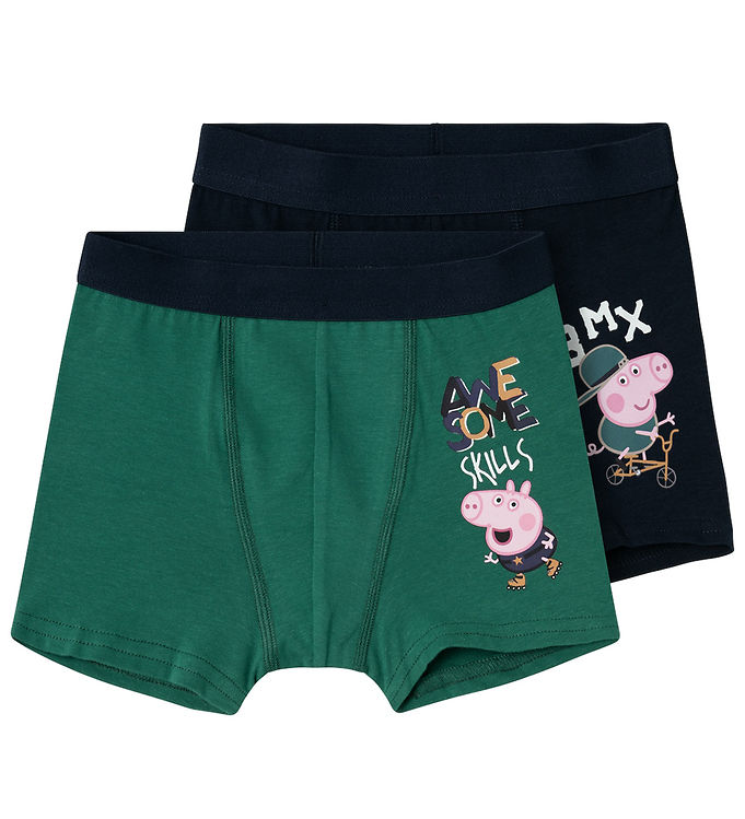 Name It Boxershorts 2-pak Peppa Pig Mørk Sapphire 110