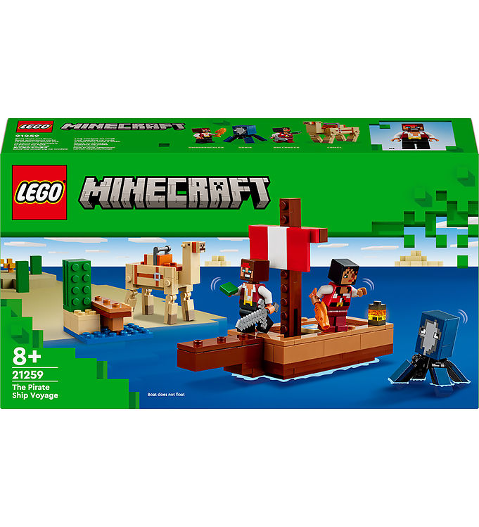 Lego   Minecraft Piratskibsrejsen 21259 166 Dele