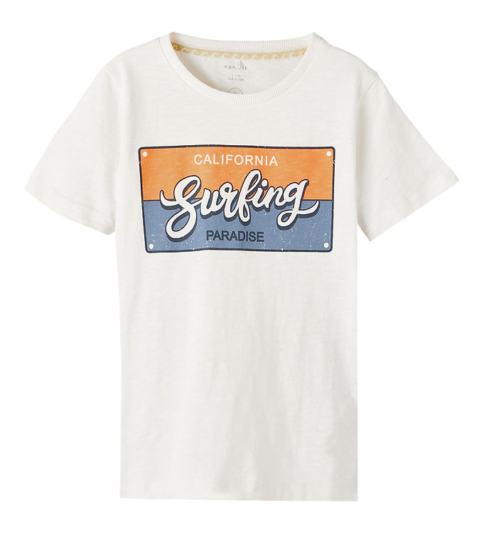 Billede af Name It T-shirt - NkmPfholiday - Bright White