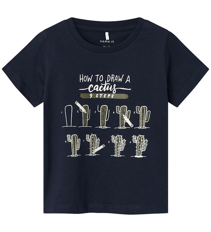 Name It T-shirt Nmmphow Dark Sapphire/ Cactus