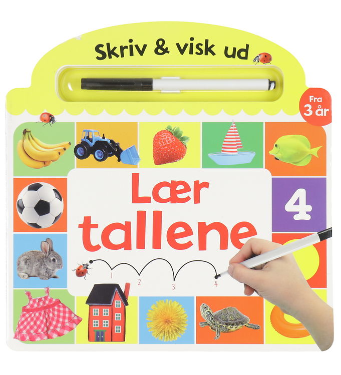 Billede af Alvilda Aktivitetsbog - Skriv Og Visk Ud - Lær Tallene - Dansk