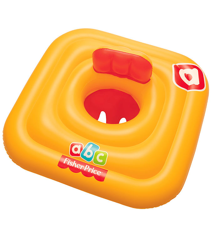 Bestway Babybadering 76cm Fisher Price Orange Rød