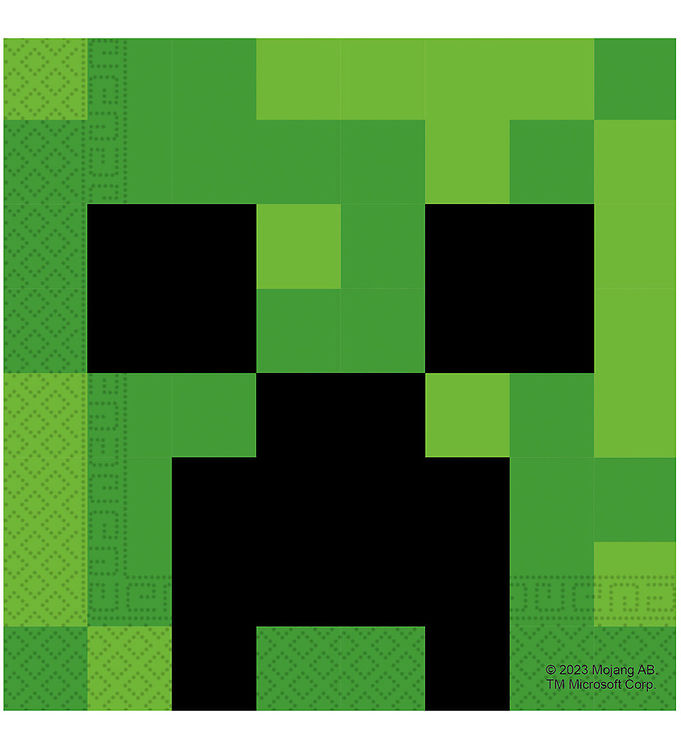 Decorata Party Servietter 20-pak 33x33 Cm Minecraft