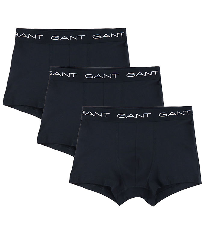Gant Boxershorts 3 Pak Sort