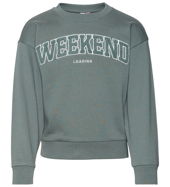 Vero Moda Girl Sweatee Shirt Vmbrenda Balsam Green/teddy