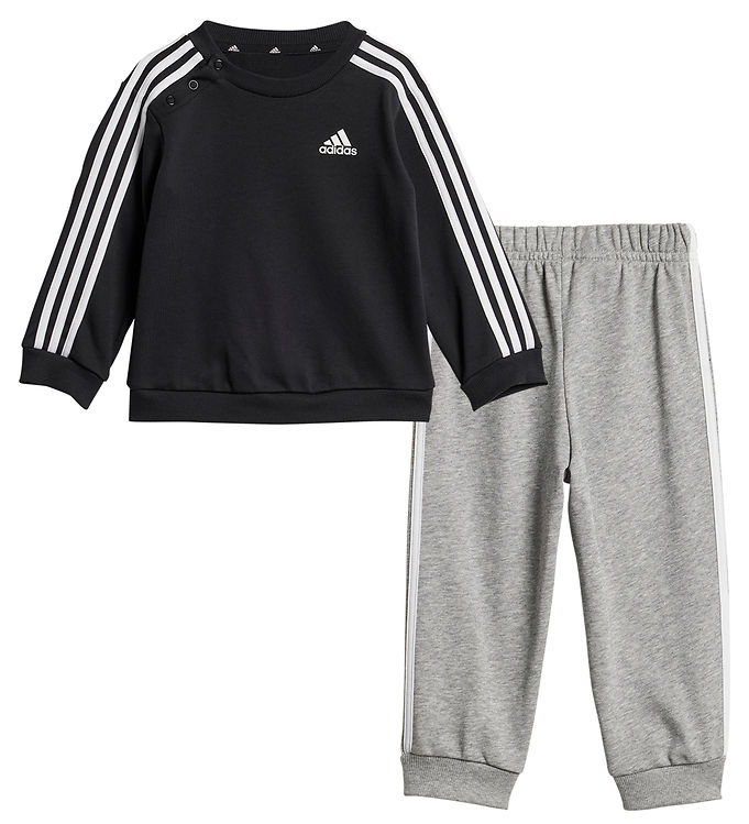 adidas Performance Sweatsæt - I 3S Jog - Sort/Grå