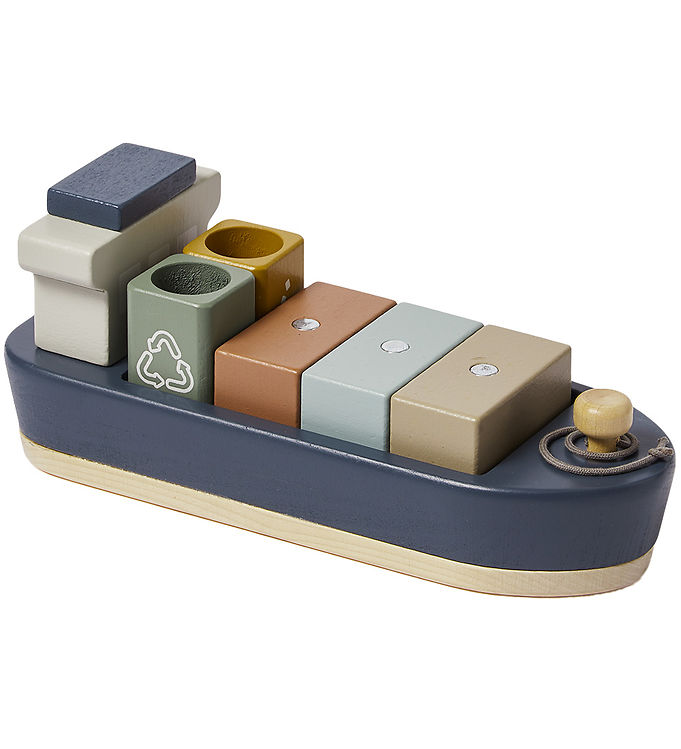 Flexa Containerskib Træ Play Dele Multi