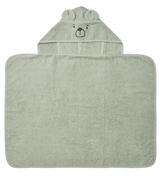 Liewood Babyhåndklæde – 60×80 cm – Vilas – Bear Dove Blue