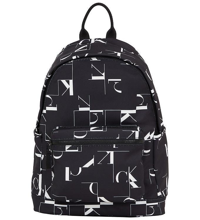 Calvin Klein Rygsæk City Grid Sort M. Hvid