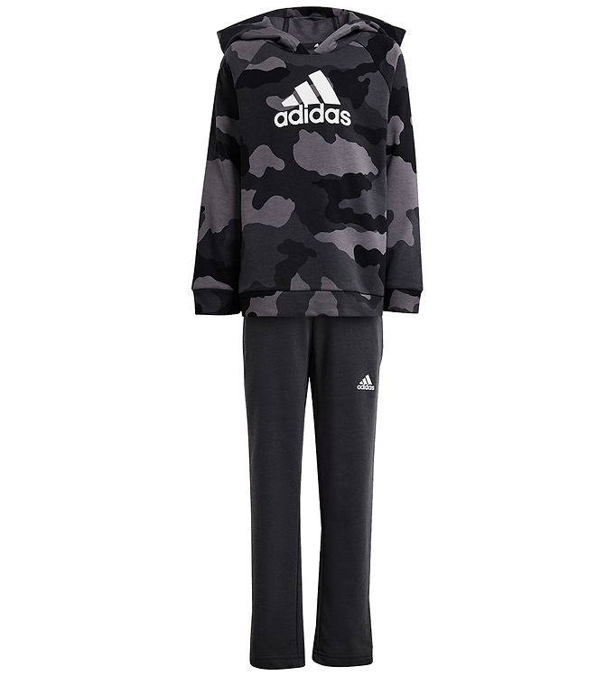 adidas Performance Sweatsæt - LK Camo HD - Sort/Grå