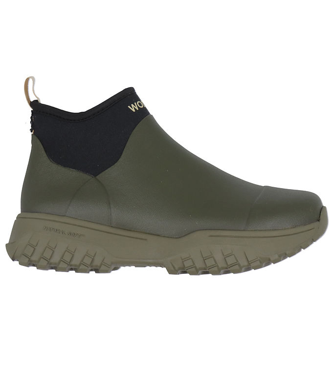 Woden Gummistøvler Irene Waterproof Dark Olive