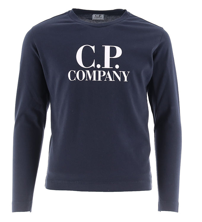 Company Bluse Total Eclipse Blue Hvid Logo