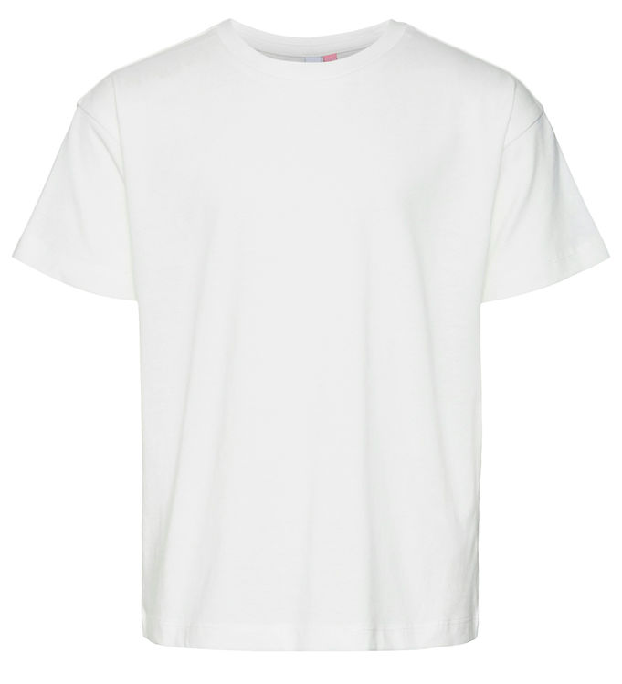 Vero Moda Girl T Shirt Vmappleheart Snow White/backprint Gre