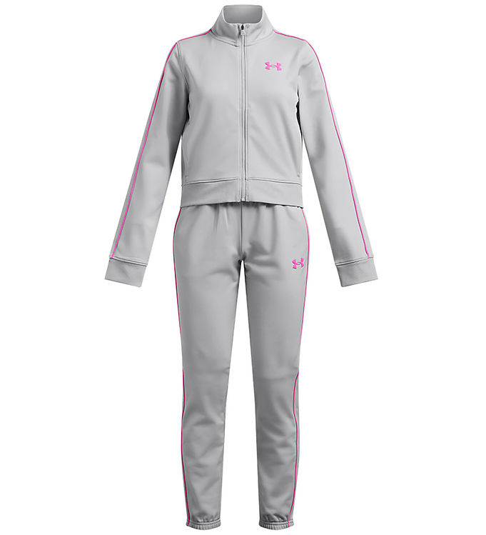 Under Armour Træningssæt Cropped Grå/pink