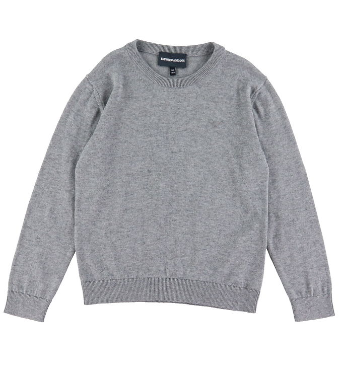 Emporio Armani Bluse Strik Gråmeleret