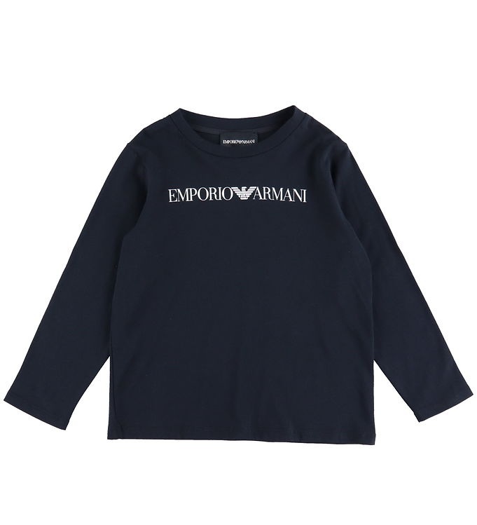 Emporio Armani Bluse Navy/hvid