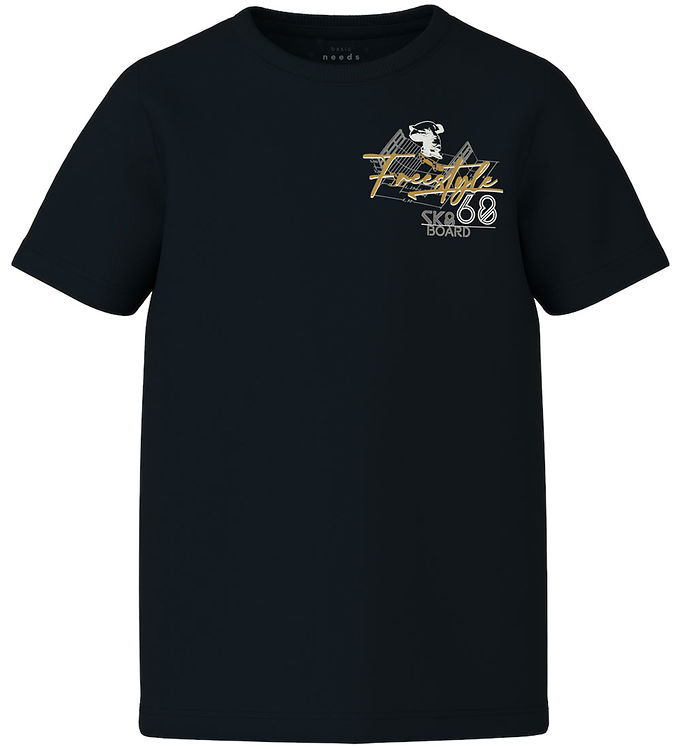 Billede af Name It T-Shirt - NkmVictor - Black/Freestyle