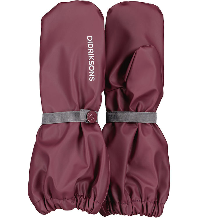 Didriksons Regnluffer m. Fleece – PU – Pileglove – Rusty Wine