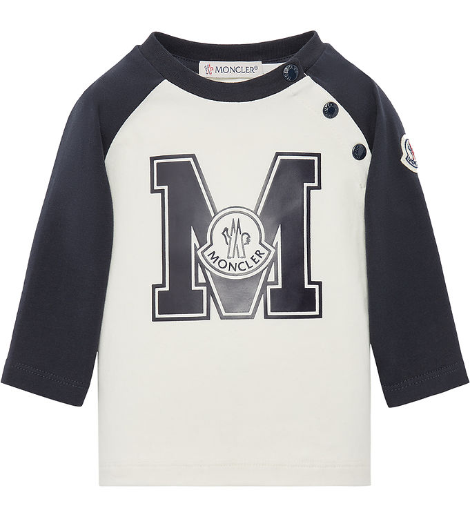 Moncler Bluse Hvid Navy