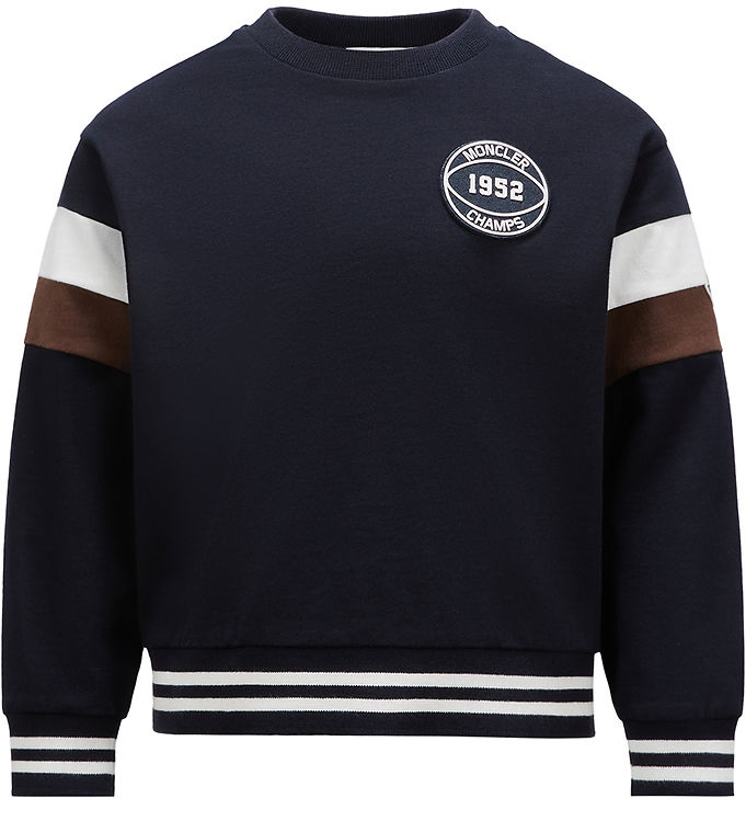 Moncler Bluse Medium Blue Hvid