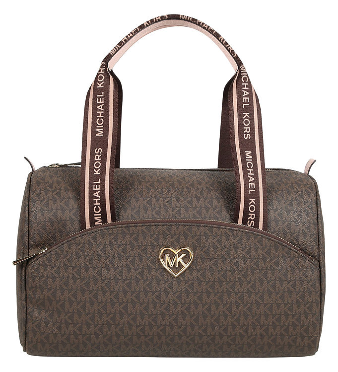 Michael Kors Taske Brun/rosa M. Logoer