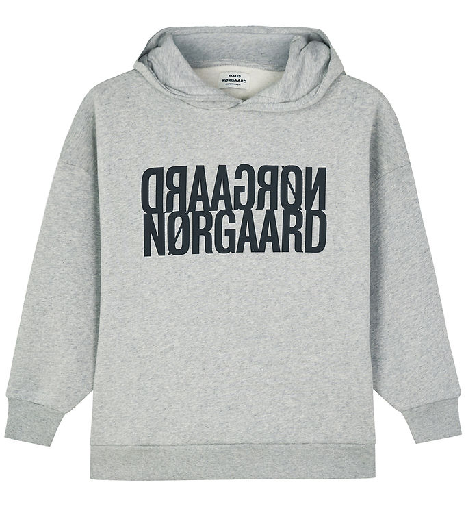 Mads Nørgaard Hættetrøje Heidi Light Grey Melange
