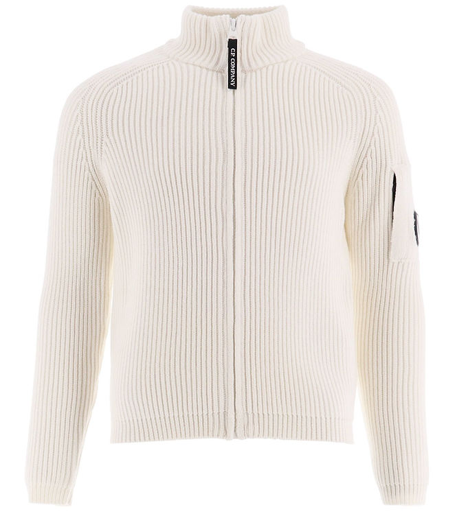 Company Cardigan Strik Gauze White