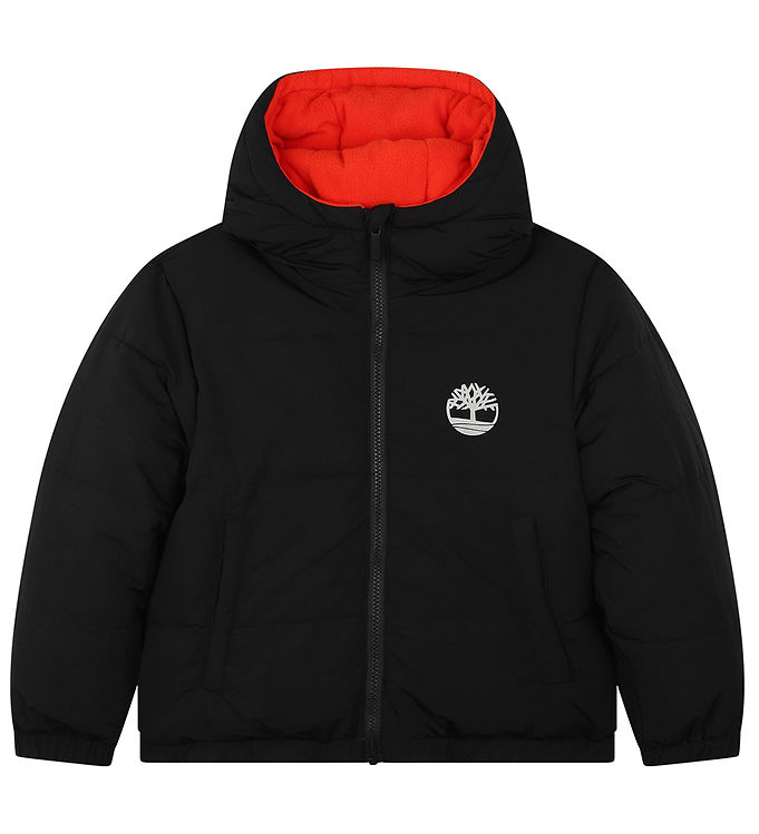 Timberland Dynejakke Fleecejakke Vendbar Sort Orange
