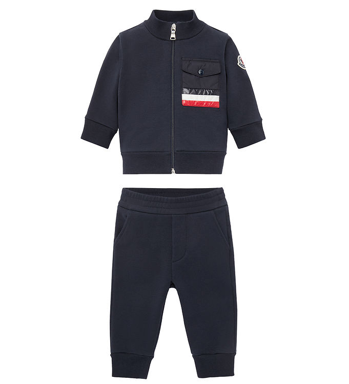 Moncler Sweatsæt Medium Blue