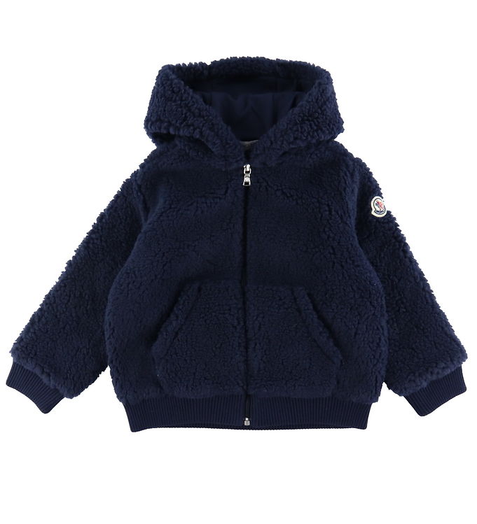 Moncler Fleecejakke Medium Blue