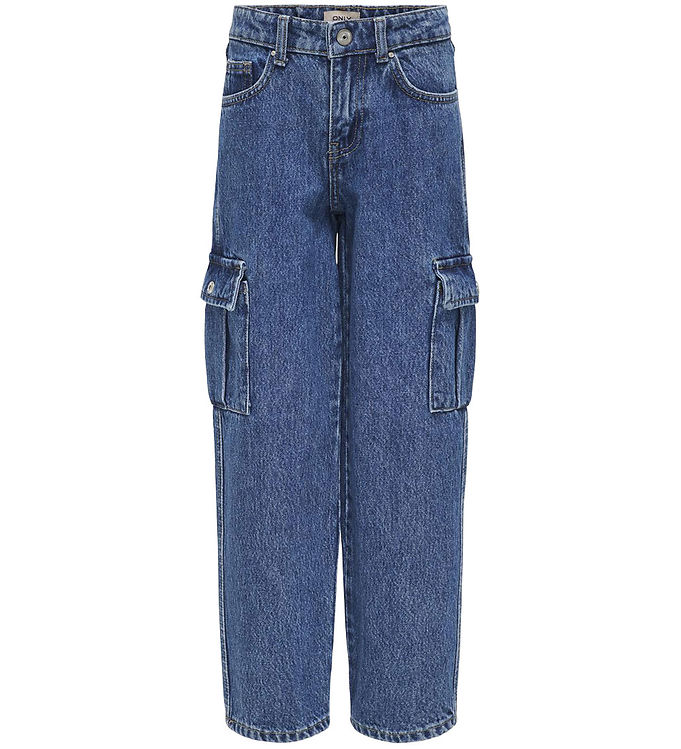 Kids Only Jeans Cargo Kogharmony Medium Blue Denim