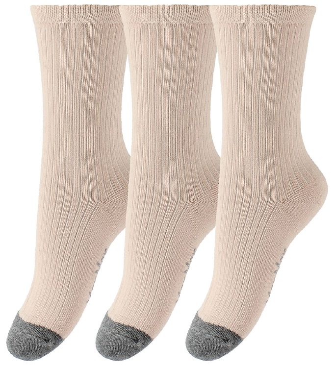 #3 - MarMar Strømper - 3-pak - Rosa/Grå